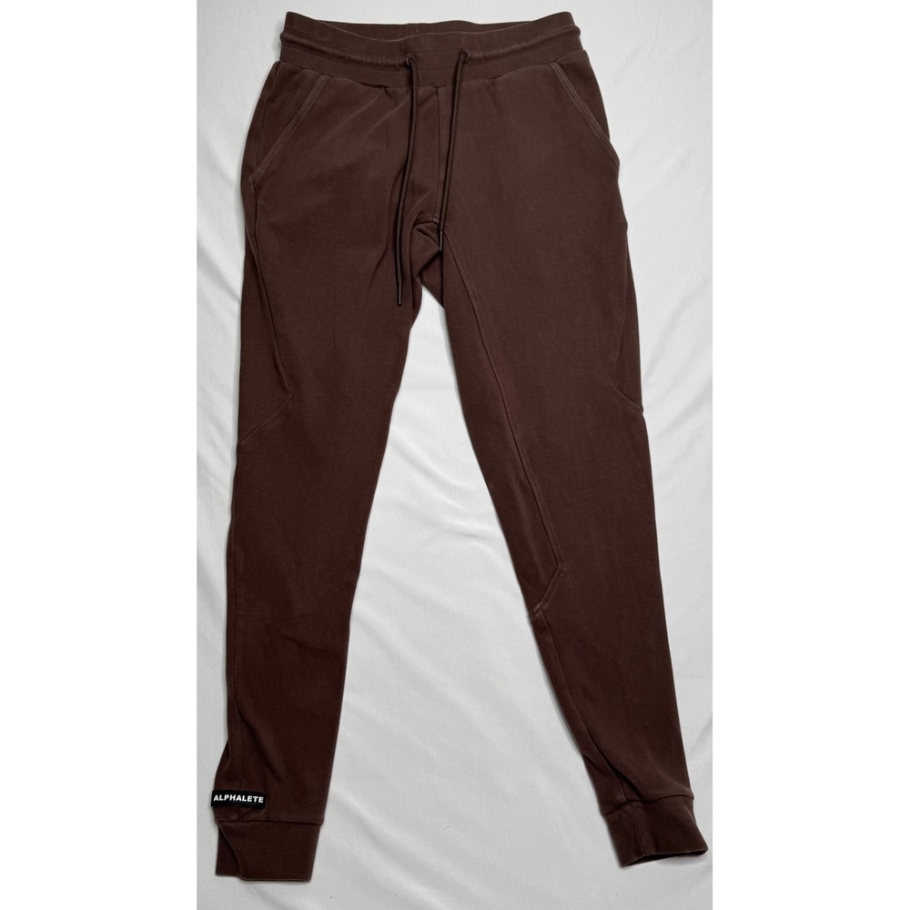 Alphalete Womens Medium Brown Joggers Sweatpants Cotton Blend Athletic Pants